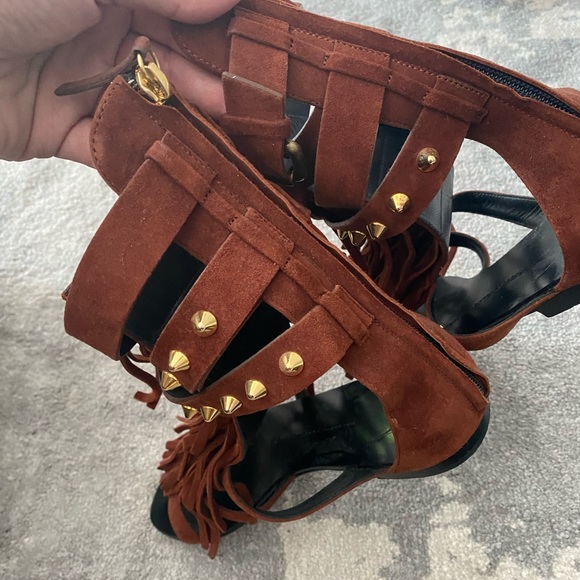 Giuseppe Zanotti Fringe Gladiator Sandals 38 - Picture 5 of 7